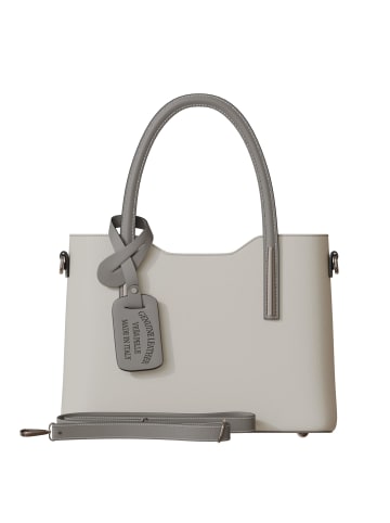 Kmisso Henkeltasche in Beige/taupe - Grau