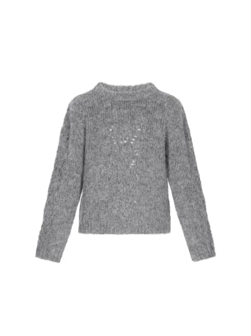 DreiMaster Vintage Women Sweater in grey melange