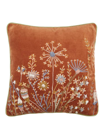 Butlers Butlers Kissen BOHEMIAN Blumen in Dunkelorange
