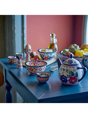 Bloomingville Eierbecher FLORIST mit Blumen Muster 2er Set