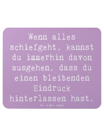 Mr. & Mrs. Panda Mauspad Spruch Trost und Eindruck mit Spruch in Lavendeltraum