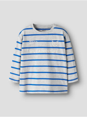 name it Nmmowens Langarmshirt in light grey melange