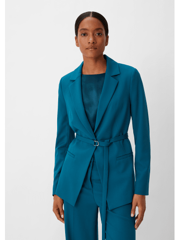 comma Indoor-Blazer langarm in Petrol