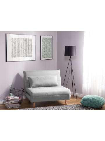 Beliani Einzelsofa SETTEN in Grau/Braun - (W) 104 x (H) 82 x (L) 90 cm