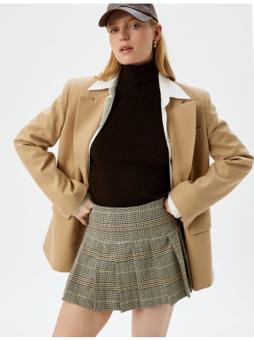 KOTON Rock in Braun Gemustert