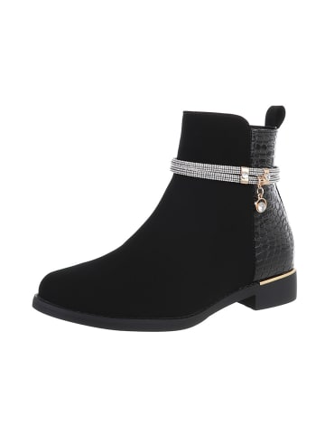 Ital-Design Stiefelette in Schwarz