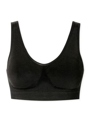 Schiesser Bustier Casual Seamless in schwarz