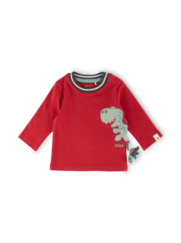 Sigikid Langarmshirt dino world in rot