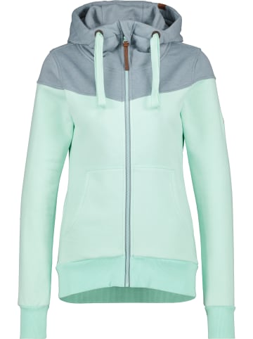 alife and kickin Kapuzensweatjacke, Sweatjacke, Kapuzenjacke, Shirtjacke PalinaAK A in mint melange