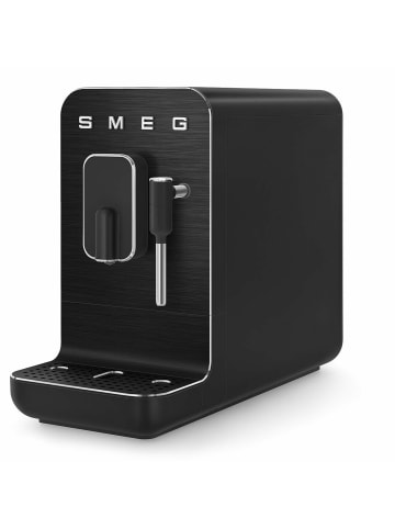 Smeg Kompakt-Kaffeevollautomat 50's Retro Style in Schwarz