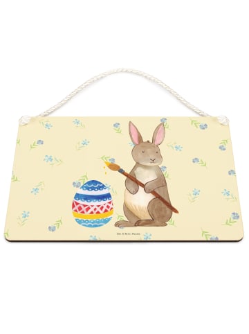 Mr. & Mrs. Panda Schild Hase Eier Malen ohne Spruch in Blumig