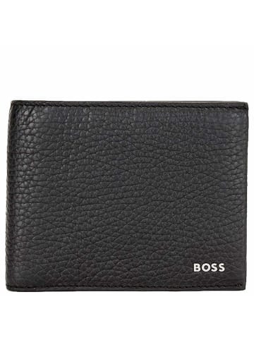 BOSS Crosstown - Herrengeldbörse 8cc Leder 12 cm in schwarz