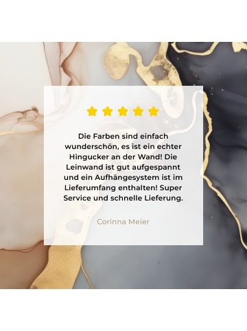 MuchoWow Leinwand bilder Abstrakte Formen (BxH)