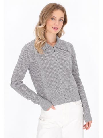 DreiMaster Women Cardigan in light grey melange