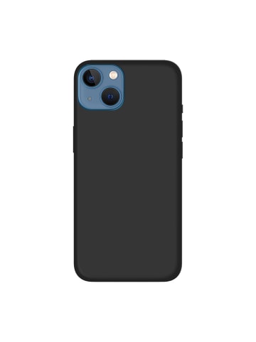 COFI 1453 Silikon Hülle Basic Case TPU Soft Handy kompatibel mit iPhone 16 Plus schwarz-matt in schwarz-matt