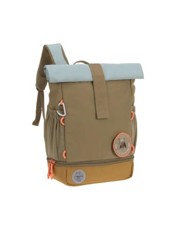 Lässig Lässig Kindergartenrucksack Rolltop Nature olive