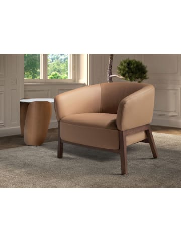 Angel Cerdá Sessel 5189 in Braun / Walnuss – (B)84 x (H)76 x (T)72 cm