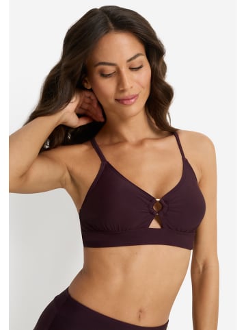 LASCANA Triangel-Bikini-Top in aubergine