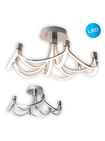 näve LED Deckenleuchte "FESTOS" in nickelmatt - EEK G