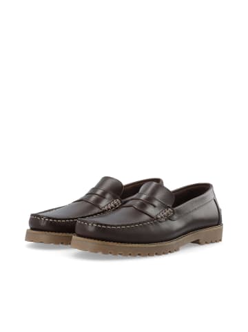 Bianco Lederhalbschuhe in DarkBrown1
