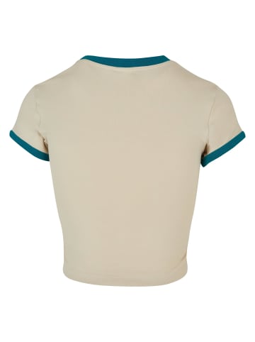 Urban Classics Cropped T-Shirts in softseagrass/watergreen