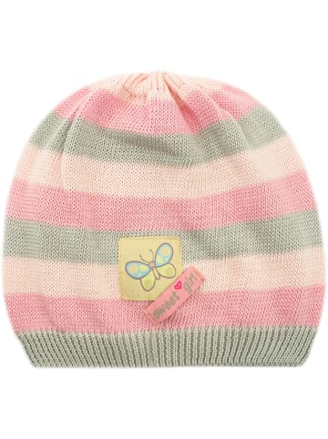 Aliap Babymütze Streifen in rosa/pink