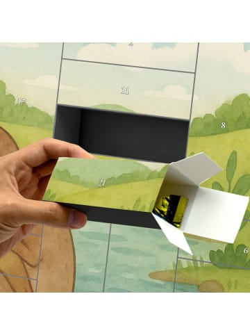 Mr. & Mrs. Panda Adventskalender Otter Kind Design ohne Spruch in Weiß