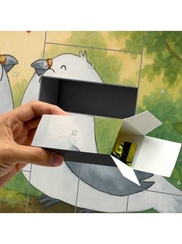 Mr. & Mrs. Panda Befüllbarer Adventskalender Turteltauben Liebe ... in Weiß