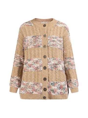 usha FESTIVAL Damen Damen Strickjacke Mit Knöpfen in Rauchmint Mehrfarbig