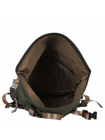 Doughnut Christopher Small Reborn 12 - Rolltop Rucksack 40 cm (camel) in army