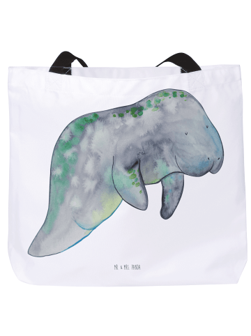 Mr. & Mrs. Panda Tote Bag Seekuh Chillen ohne Spruch in Weiß