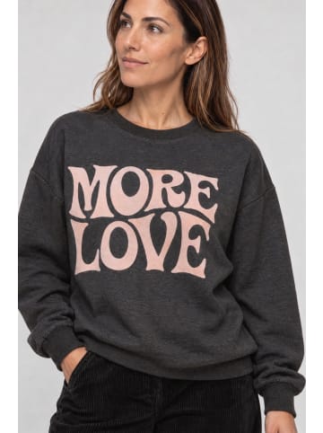alife and kickin Rundhalspullover ElsaAK P in moonless melange