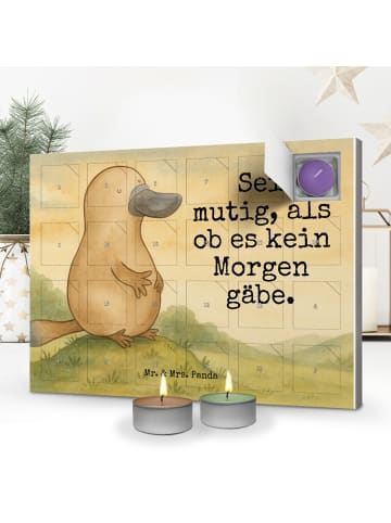 Mr. & Mrs. Panda adventskalender kerzen Schnabeltier Mut Design ... in Weiß