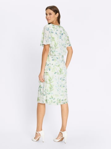 WITT WEIDEN Druck-Kleid in weiß-eucalyptus-bedruckt