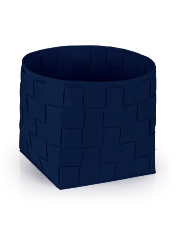 N8WERK Aufbewahrungskorb Filz 40cm dunkelblau  Blau
