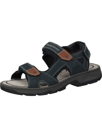 rieker Komfort-Sandalen in pazifik/amaretto/schwarz