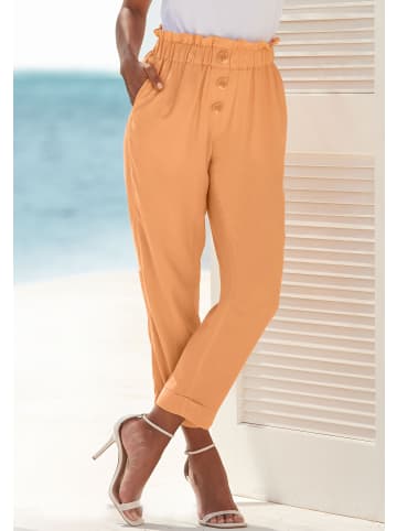 LASCANA Paperbag-Hose in peach