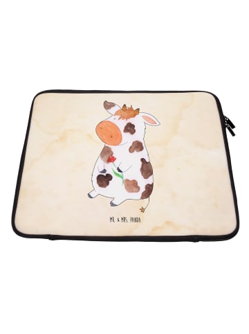 Mr. & Mrs. Panda Laptop Sleeve Kuh ohne Spruch in Vintage