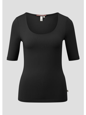 QS T-Shirt in 9999_schwarz