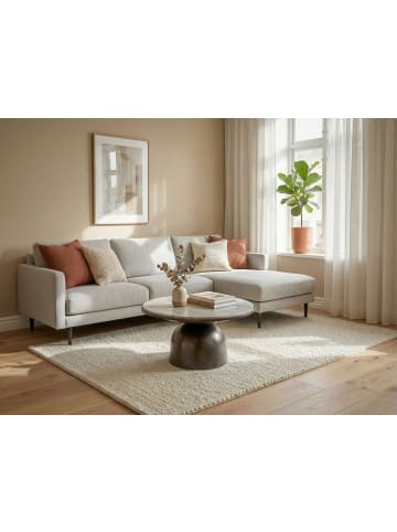 FineBuy Couchtisch in Schwarz / Marmor / 60x60x34