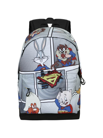 Warner Bros Rucksack Looney Tunes Super Tunes-FAN HS 2.0 in grau