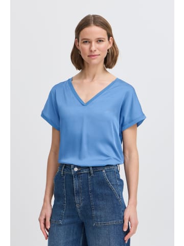 b. young Kurzarm-Bluse BYSELITA Regular fit in Blue Horizon