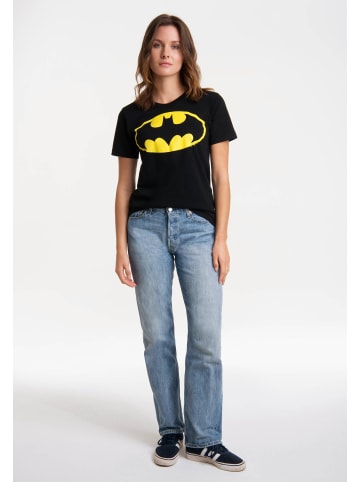 Logoshirt T-Shirt DC Comics - Batman Logo in schwarz