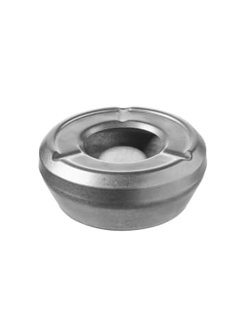 APS Windaschenbecher in silber, Ø 10 cm, H: 4,5 cm, Edelstahl