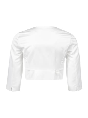 Vera Mont Bolero-Jacke mit Kellerfalten in Rohweiß