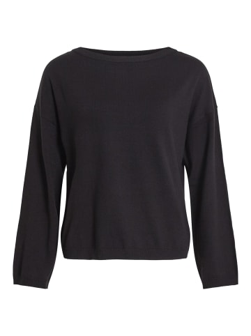 Vila Strickpullover in Black