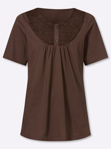 Sieh an! Kurzarm-Shirt in schoko