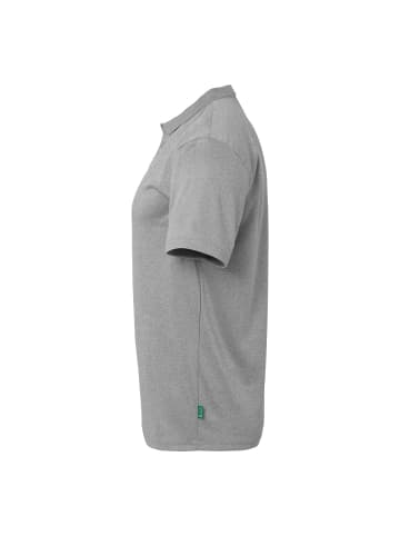 Kempa POLO SHIRT Poly Kids in dark grau melange