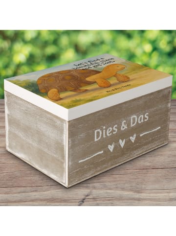 Mr. & Mrs. Panda Geschenkdose Schildkröte MHerzieren Design mit... in Weiß