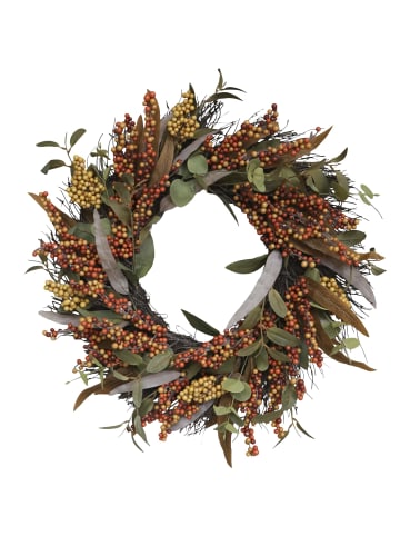 Chic Antique Fleur Blumenkranz Orange in terracotta